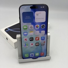 Apple iPhone 16 Pro Max 256GB Black Titanium Unlocked Excellent 91% Batt – W3G5