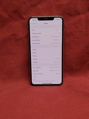 Apple iPhone XS Max, 256GB, Silver, Unlocked, MT6K2LL/A 93% Health #2920