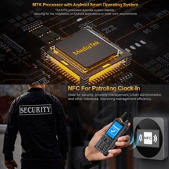 Unlocked 4G LTE Android Rugged Phone Waterproof ZELLO Keyboard Mobile UNIWA F41