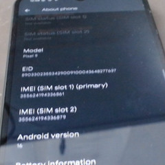 Google Pixel 9 G2YBB 128GB Obsidian Unlocked
