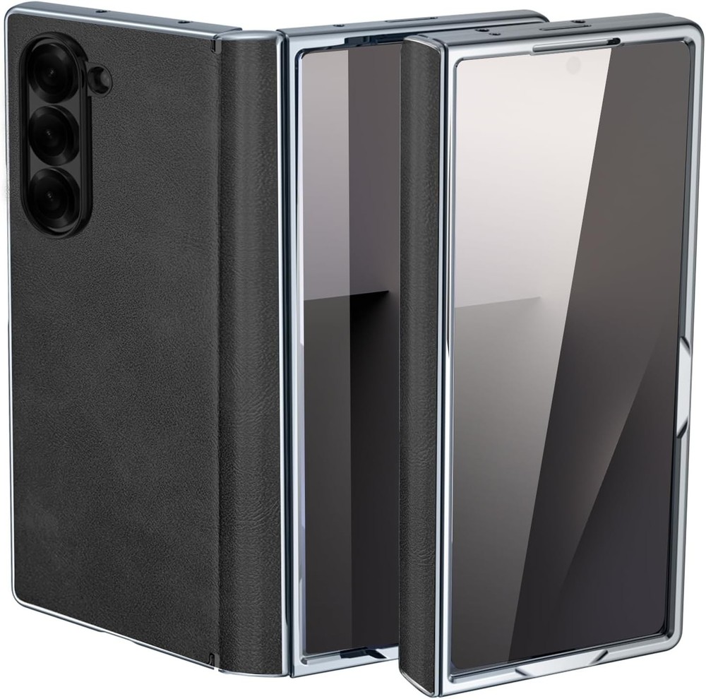 Leather Case for Samsung Galaxy Z Fold 7 Military Grade Protection