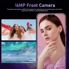 G16 Pro Max 5G Unlocked Cell Phone 8+256GB Android 15 Smartphone Dual SIM Mobile