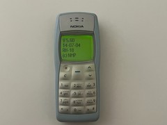 Original Nokia 1100 -Rare Sky Blue Retro Color (Unlocked) GSM Mobile phone