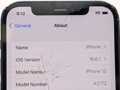 Cracked Apple iPhone 12 A2172 64GB | Black | UNLOCKED
