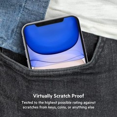 Screen Protector for Apple iPhone 11 6.1 Inch Anti Microbial Easy Align Tray