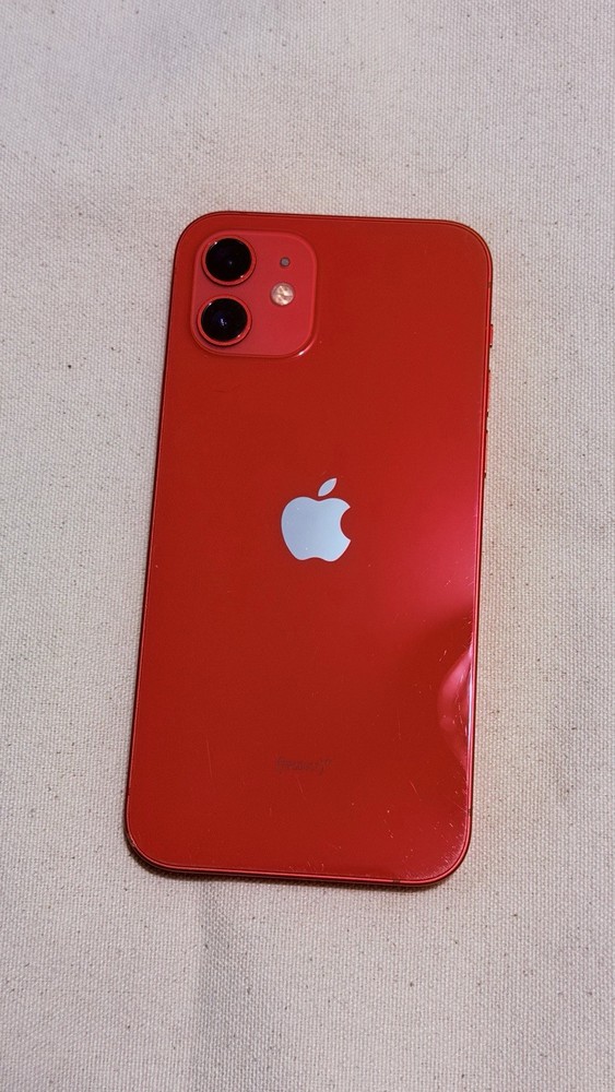 Apple iPhone 12 64GB, Red, Unlocked, MGH83LL/A, iOS 18.7.8, 71% Battery Health
