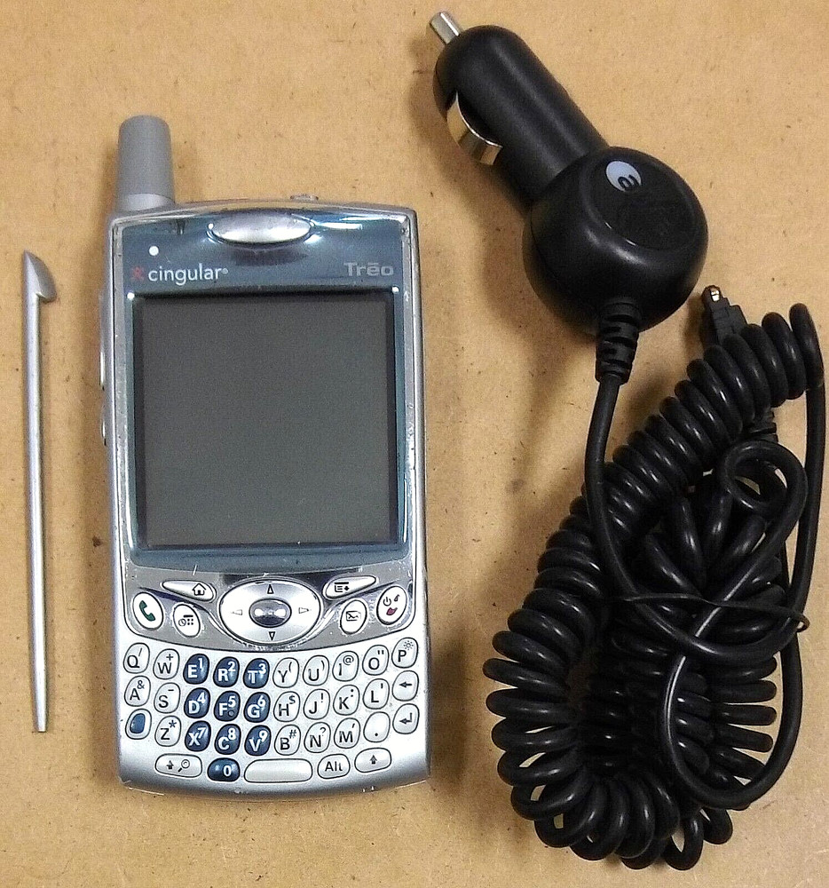 Palm Treo 650 – Gray ( AT&T / Cingular ) Rare Smartphone w/ Pen – Bundled