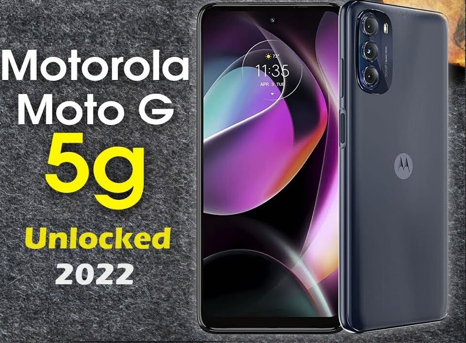 Motorola Moto G 5G (2022) XT2213-3 Factory Unlocked 64GB – Moonlight Gray OBX