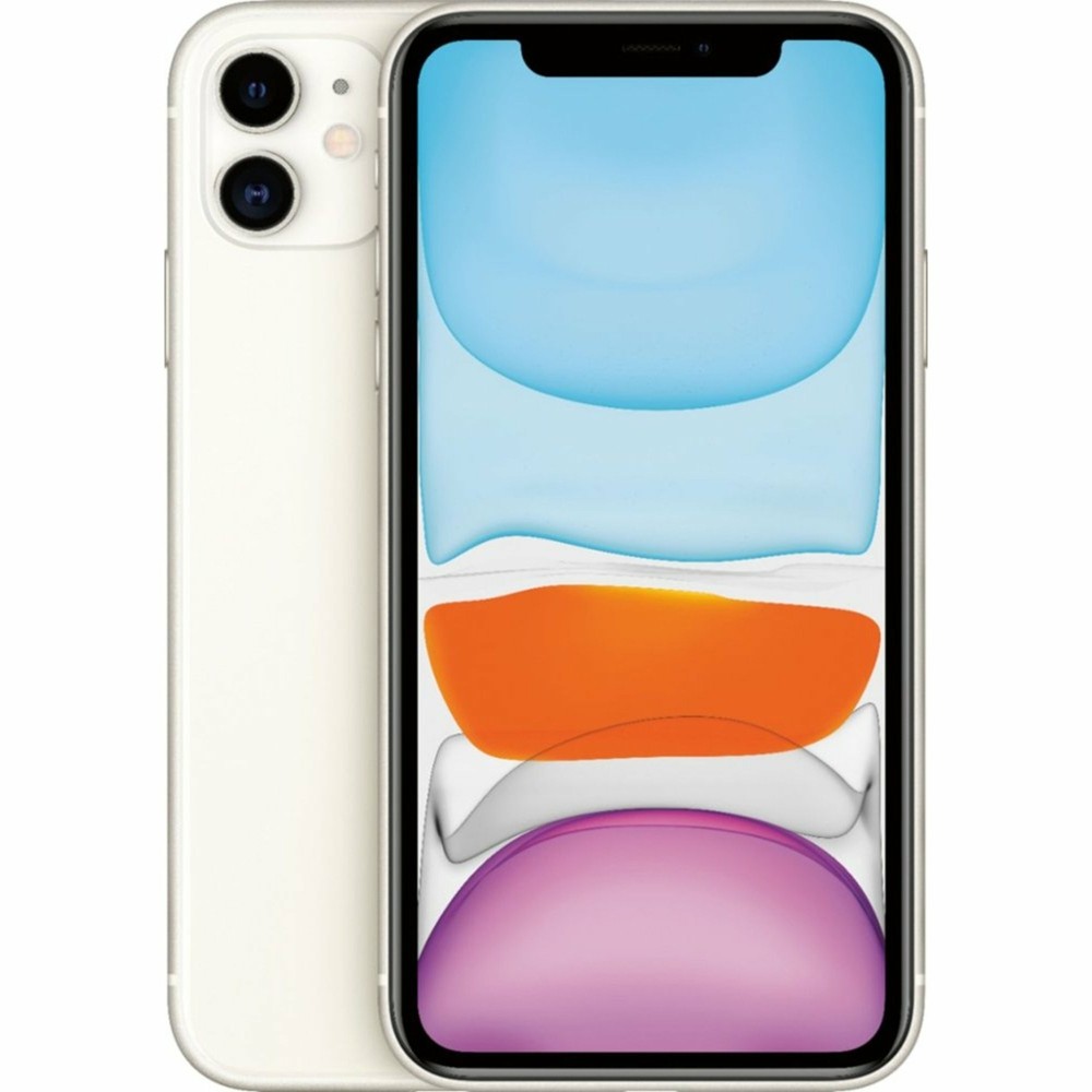 Apple iPhone 11 64GB (Verizon + Sprint + GSM Unlocked) – White – Grade C – Fair