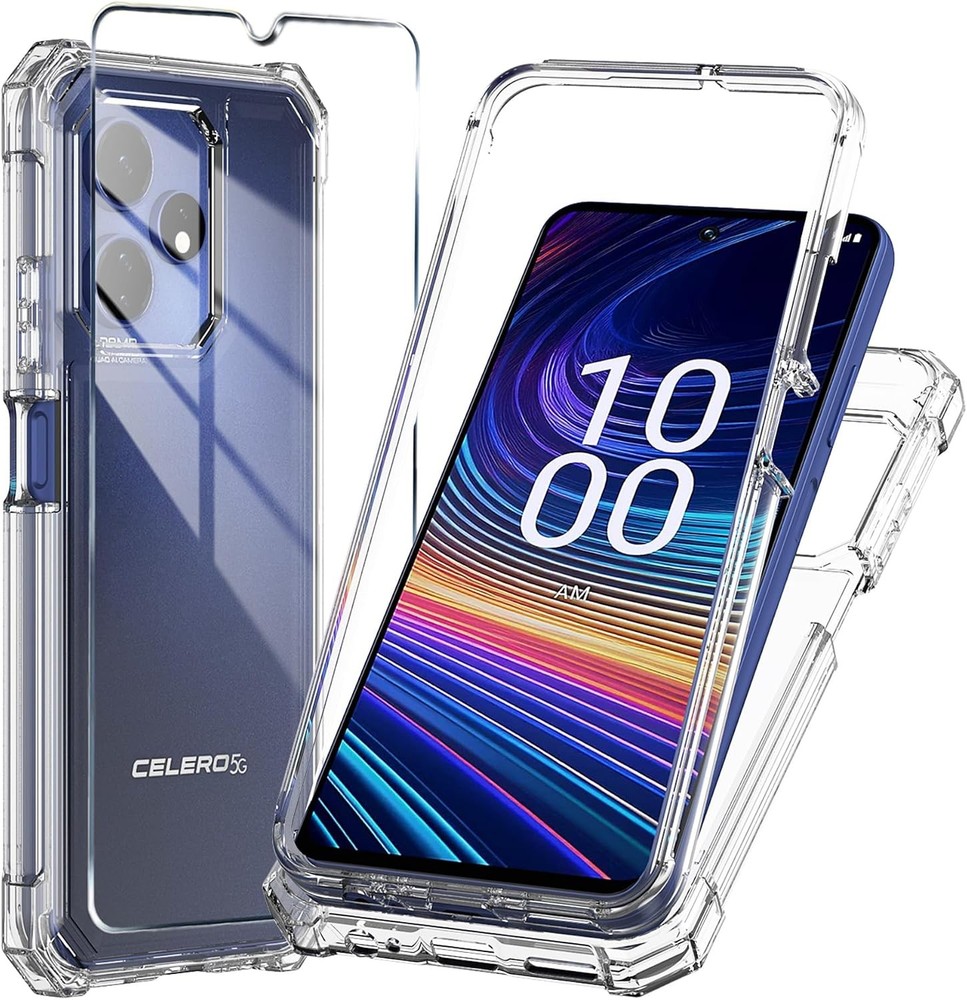 Boost Mobile Celero 5G+ Plus 2024 (3rd Version) Slim Soft Silicone Case with Pro