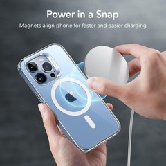 Clear Hybrid Case for iPhone 13 Pro, Military-Grade Shockproof Protection, ESR