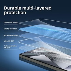 5in1 For Samsung Galaxy S24 Ultra Screen Protector Anti-Scratch Bubble-Free