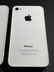 For Parts Three Apple iPhone 4, 1 CDMA, 2 GSM models, white – Not Working