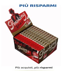 2 x Cartine Smoking® Oro Lunghe King Size Slim Oro E Filtri in Carta 24 Libretto