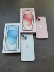 Working well Apple iPhone 15-128GB/256GB 6.1″ 48MP (Unlocked) with face ID