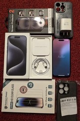 Factory Unlocked: iPhone 15 Pro – 1 TB | Blue Titanium – MINT