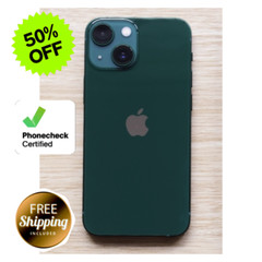 Apple iPhone 13 128GB/512GB Unlocked – Verizon, AT&T – Midnight, Green, Red