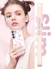 Samsung S21 5G Case Floral Military Grade Drop Tested Hard Back & Soft Edge Cove