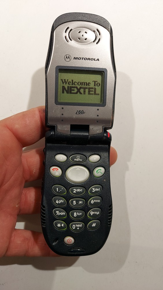 923.Motorola i60c Very Rare – For Collectors – Locked Nextel Network