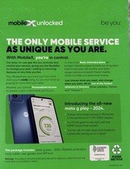 Mobile X Unlocked Moto G Play 6.5″ 90hz HD+ Display 50MP Quad Pixel Camera – NEW