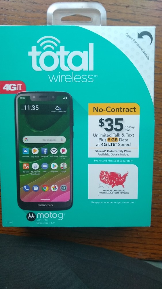 Motorola Moto G7 Optimo “Brand New” bought 3 yrs ago – Total Wireless- 32GB
