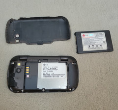 LG Octane VN530 Verizon Dual Screen Flip Phone Tested Working Battery Included