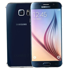 Samsung Galaxy S6 SM-G920A AT&T Unlocked 32GB Black Sapphire Good Smartphone B++