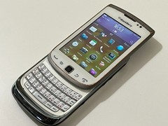 BlackBerry Torch 9800 Unlocked 3G Slider Smartphone White Color Works