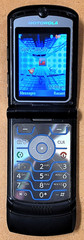 Motorola RAZR / Razor V3a – Black ( CDMA ) Cellular Flip Phone – Very Rare Color