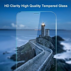 2-Pack Screen Protector for iPhone 12 Pro Max, Clear 9H Tempered Glass Film