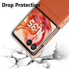 Motorola Razr Ultra 2025 Case Clear, Thin Slim Hard PC Anti-Yellowing Shockproof