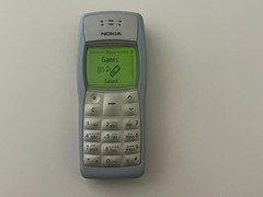 Original Nokia 1100 -Rare Sky Blue Retro Color (Unlocked) GSM Mobile phone