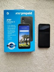 AT&T Prepaid Calypso 3 (32GB) Smartphone – Black Used MINT