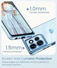Motorola Moto-G-5G-2026 Case, Moto G Play 2026 Case, 2X Screen Protector, Cute C