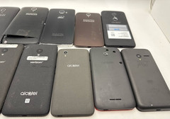 Lot of 11 Android Smartphones Alcatel 1X Idol Hero Pixi Pop Tetra No Power READ