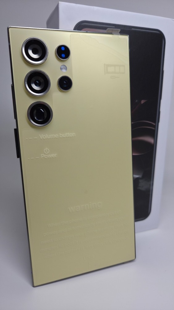 New Unbranded 6.8″ Android Smartphone 256GB Dual SIM Factory Unlocked Gold W/Pen