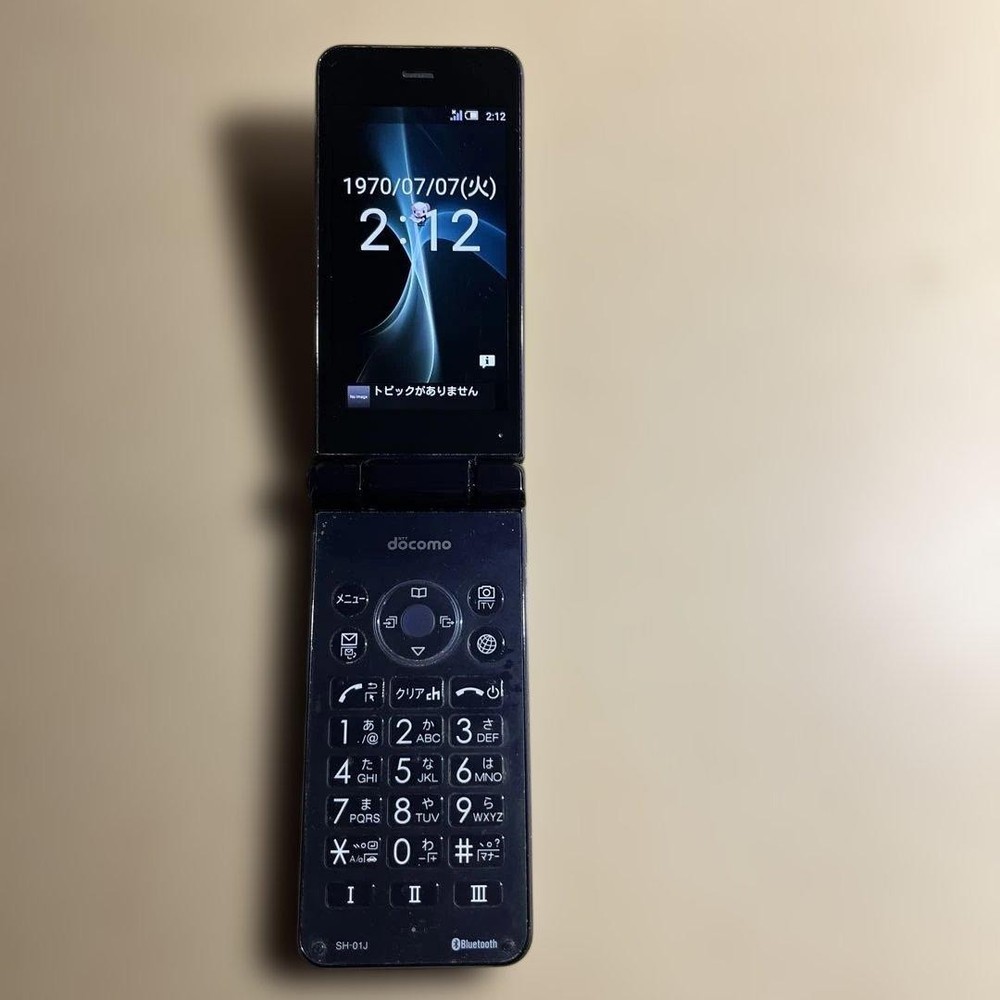 Sharp Sim Free Docomo Aquos Mobile Phone Sh-01J Galaho Japanese Flip phone