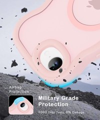 Magnetic for iPhone 16e for iPhone 17e Case, Wavy Frame Cute Design Pink