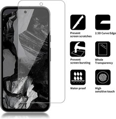 [4 PCS] Glass Screen Protector for Google Pixel 8a 9H Hardness Case Friendly Bub