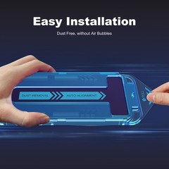 Privacy Screen Protector for iPhone 17 Gradient Color Tempered Glass Anti Blue L
