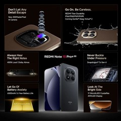 REDMI Note 15 Pro+ 5G (Mocha 12GB+512GB) Esim Snapdragon 7s Gen 4 Global Version