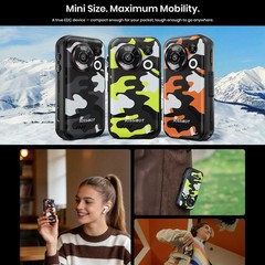 5G MINI Rugged Phone With Action Camera Android 16 Octa Core FOSSiBOT F116 Pro