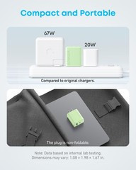 20W Fast USB C Charger Block, Type C Charger for iPhone 17/17 Pro Max/16 Series