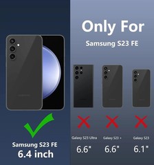 OtterBox Galaxy S23 FE (Only) – Symmetry Clear Series Case – Ultra-Sleek Clear D