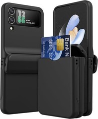 for Samsung Z Flip 3 & Z Flip 4 Universal Rugged Case with Hinge Protection & Ca