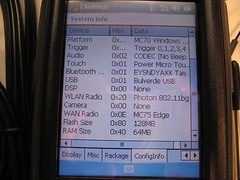 SYMBOL MOTOROLA MC7094-PKCDJRHA7WR BARCODE SCANNER GSM CELLULAR BLUETOOTH WI-FI
