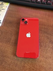 Apple iPhone 14 Plus 256GB Red iOS 12MP Camera Bar Style Built-In Memory
