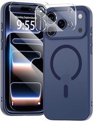 3-in-1 Full Protection Case for iPhone 17 Pro Max, Includes Screen Protector & C