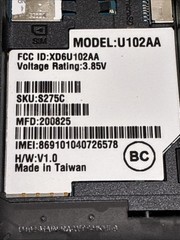 Alcatel U102AA – 4 GB – Black (AT&T)