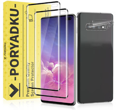 2+2 Pack for Samsung Galaxy S10 Plus Screen Protector, 9H Tempered Glass + Camer